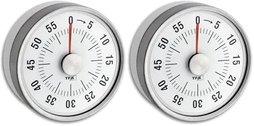 TFA Dostmann Puck 38.1028.02 Küchentimer weiß 60 Min