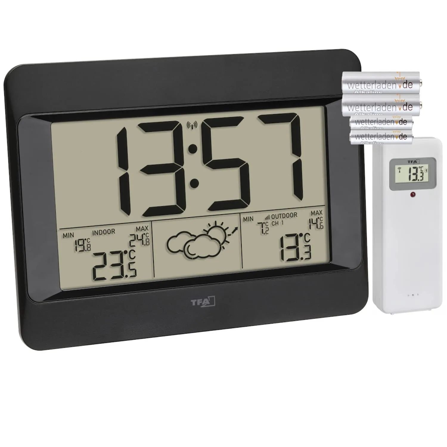 TFA Dostmann Zeno 35.1163.01 Wetterstation schwarz Prognose