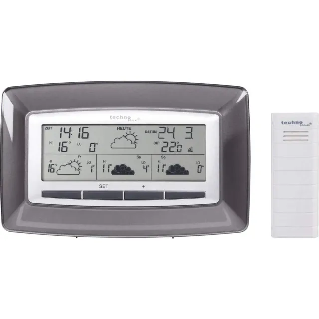 Technoline WD 4005 WetterDirekt-Station braun 4-Tage-Prognose