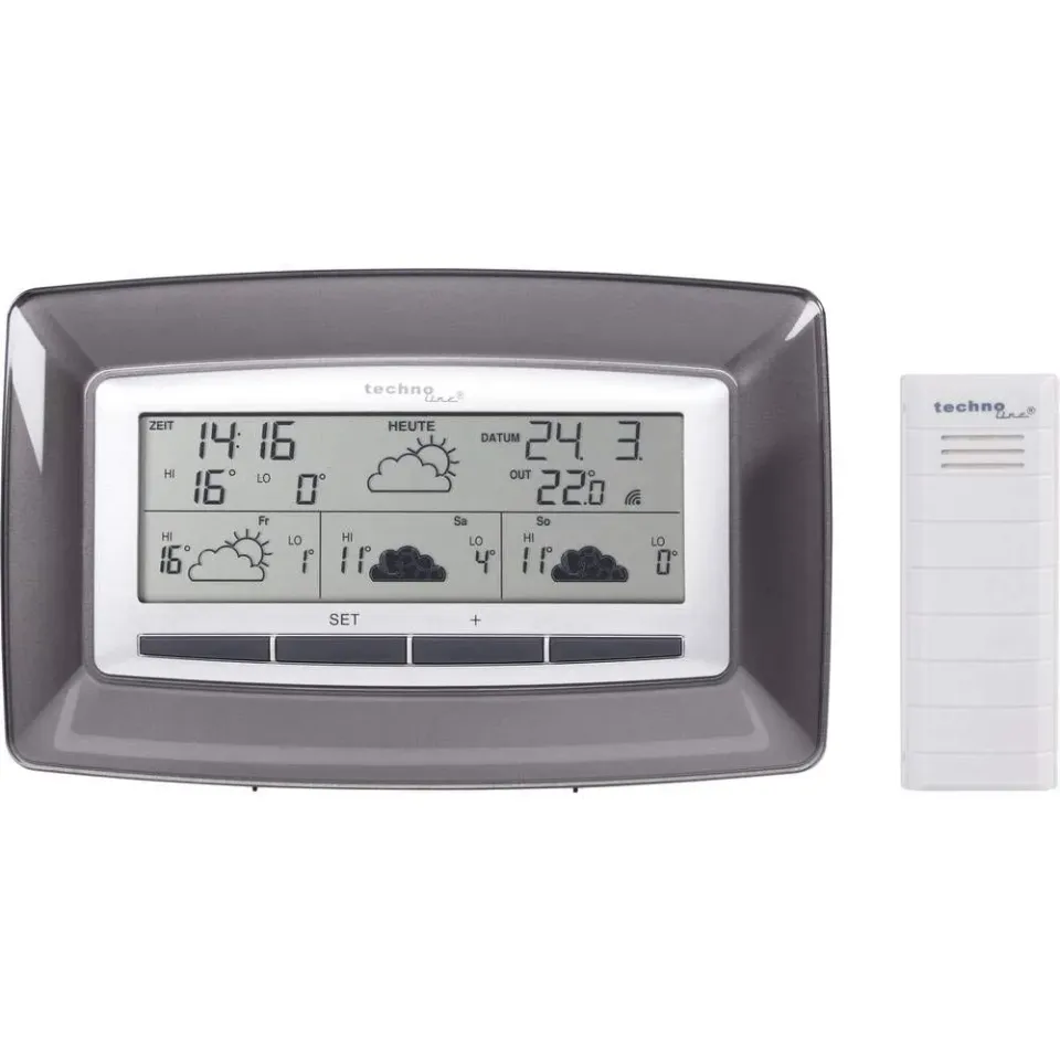 Technoline WD 4005 WetterDirekt-Station braun 4-Tage-Prognose