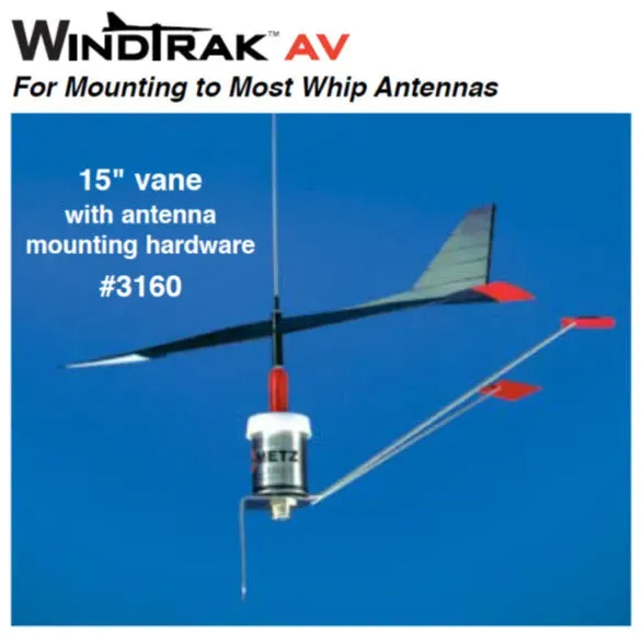 Davis WindTrak 3160 AV Windanzeiger Antennenmontage