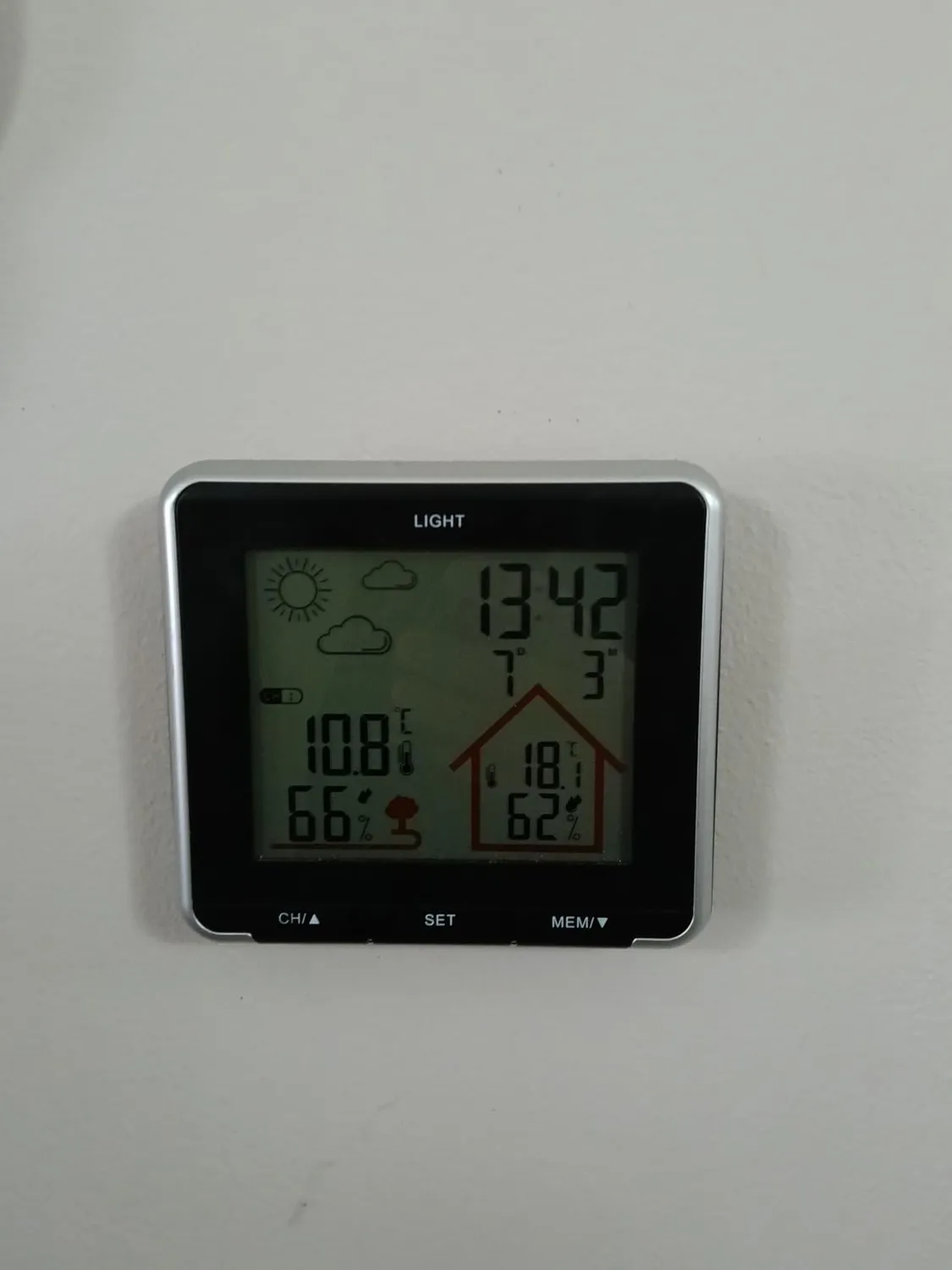 TFA Dostmann Life 35.1153 Funkwetterstation weiß mit Sensor