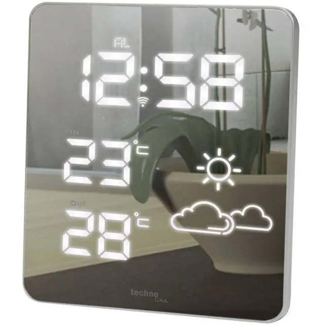 Technoline WS 6825 Wetterstation Spiegeldisplay Funk