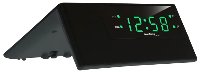 Technoline WT 488 Radiowecker UKW schwarz 2 Weckzeiten Sleeptimer