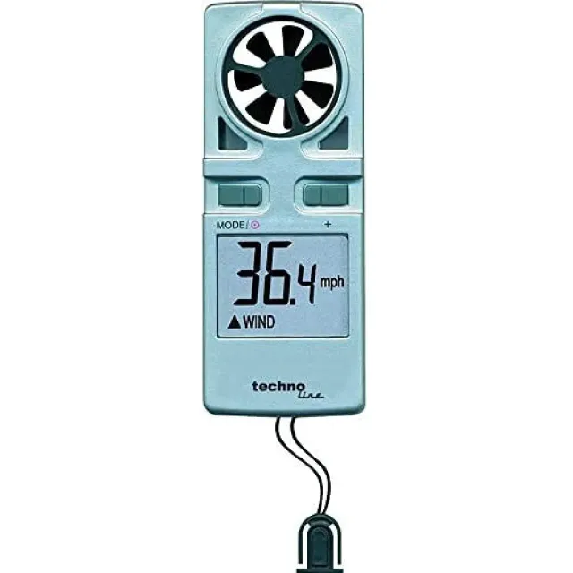 Technoline EA 3000 Hand-Windmesser grau mit Beleuchtung