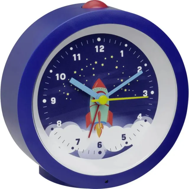 TFA Dostmann 60.1033.06 Kinderwecker Rakete blau lautlos