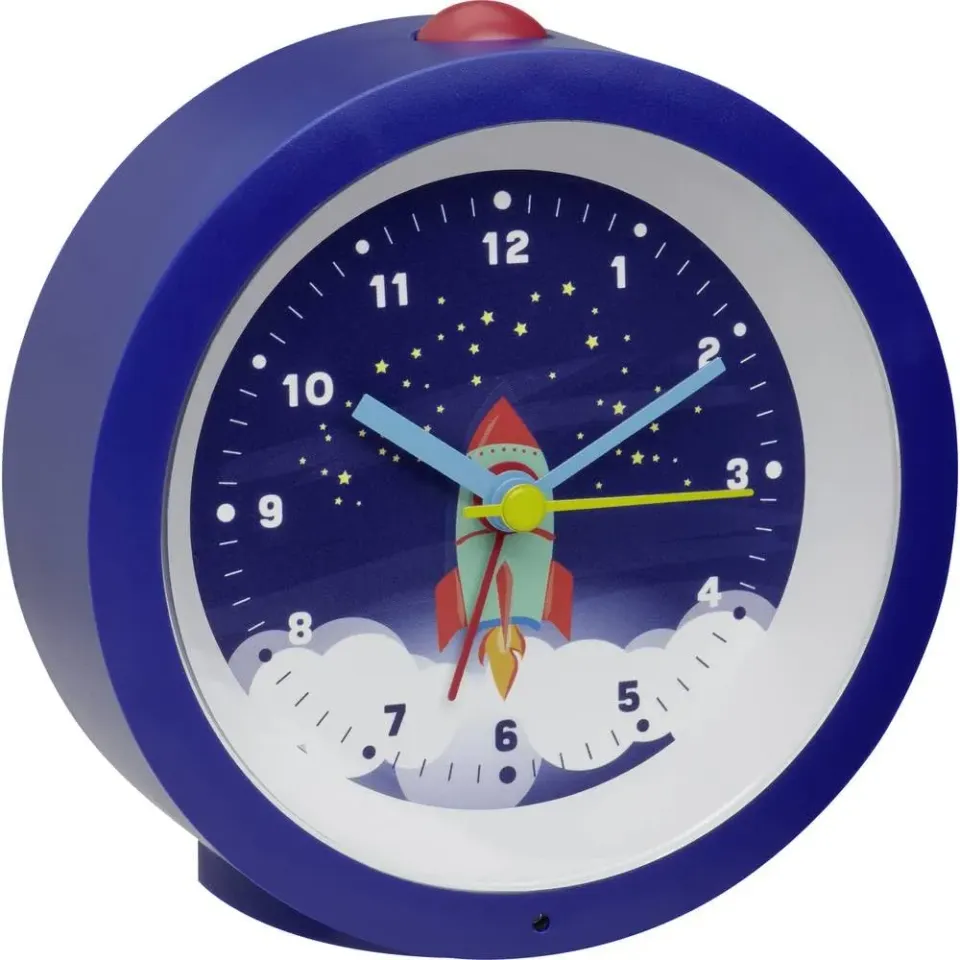 TFA Dostmann 60.1033.06 Kinderwecker Rakete blau lautlos