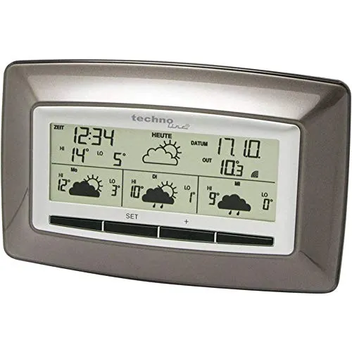 Technoline WD 4005 WetterDirekt-Station braun 4-Tage-Prognose