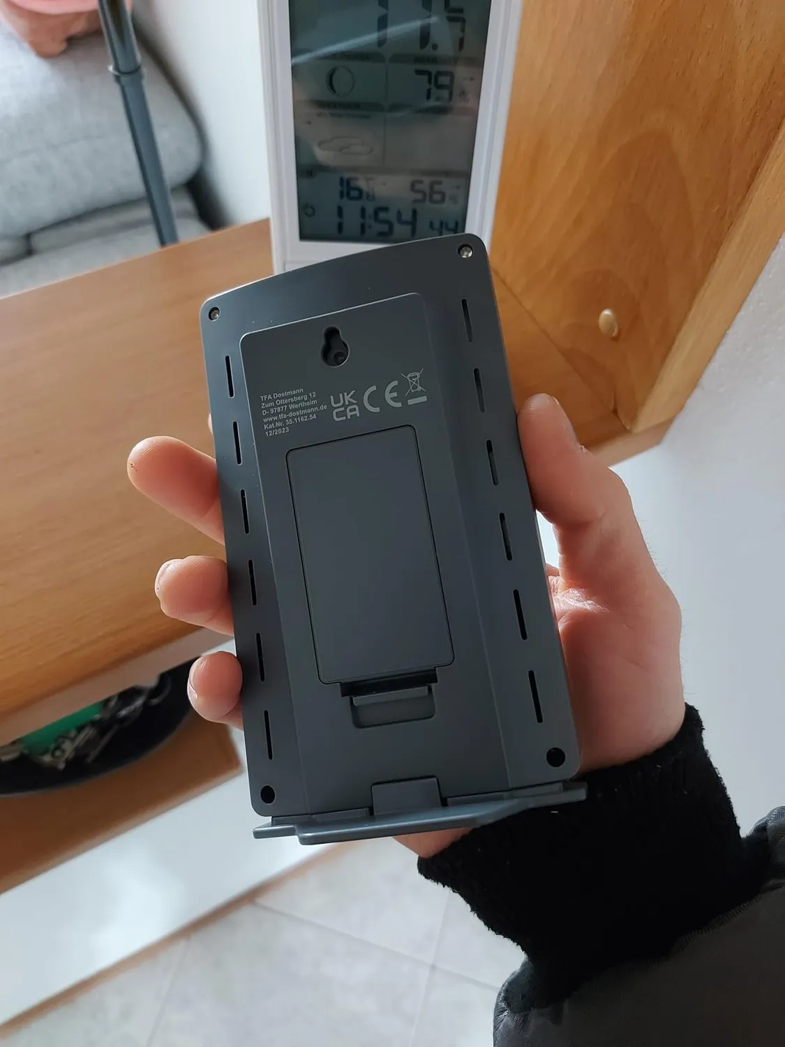 TFA Dostmann Xena Funk-Wetterstation silber Außensensor