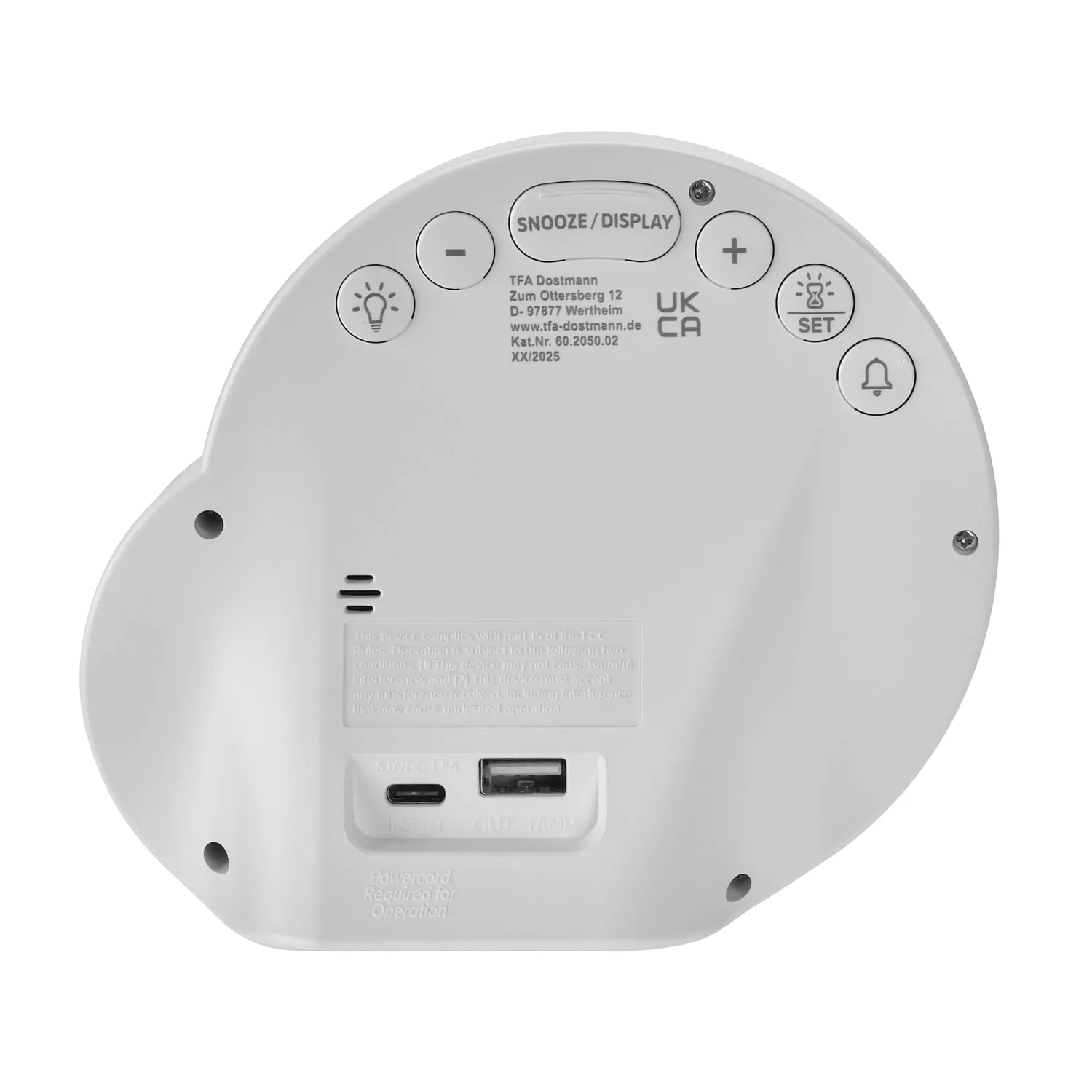 TFA Dostmann Soluna Mini 60.2050 Lichtwecker weiß Sonnenaufgang
