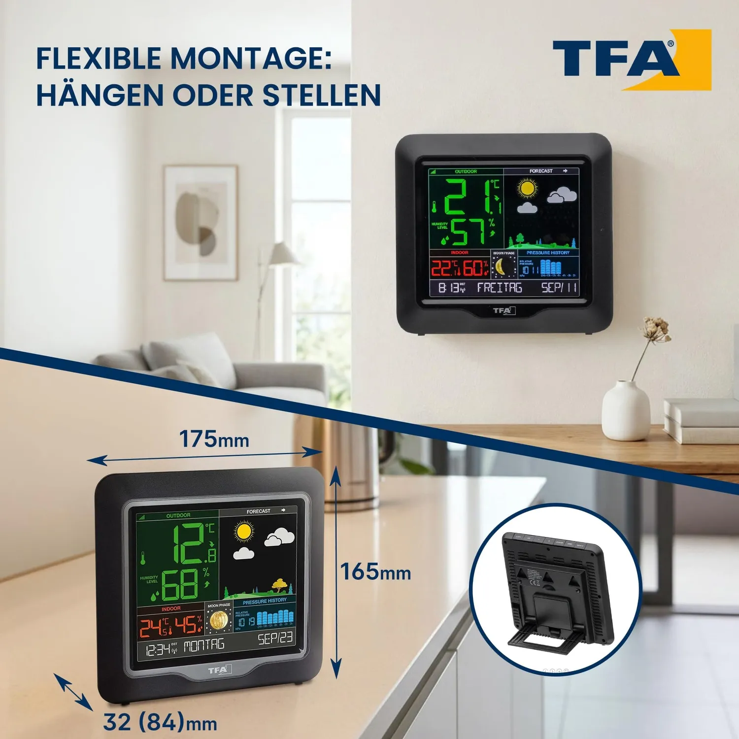 TFA Dostmann Season 35.1150.01 Funk-Wetterstation