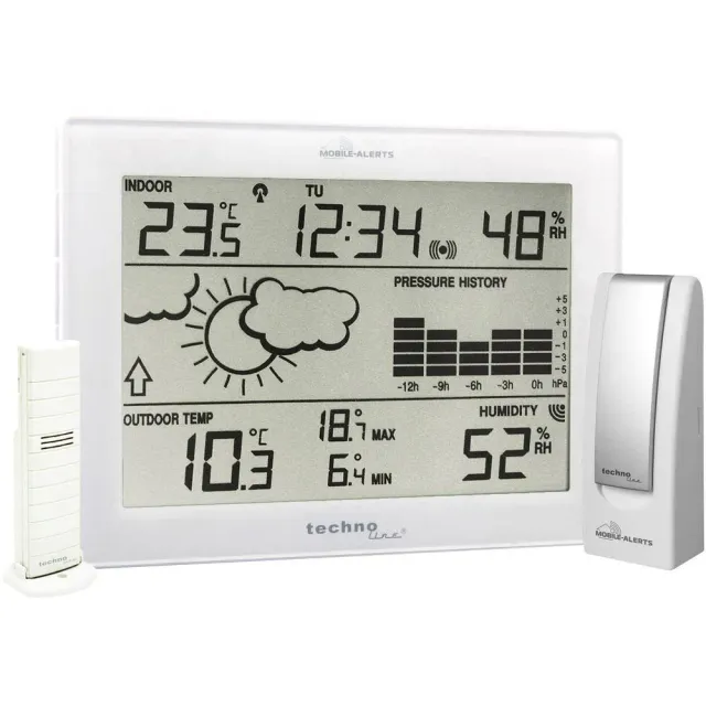 Technoline MA 10006 WLAN-Wetterstation Set Gateway Weiß