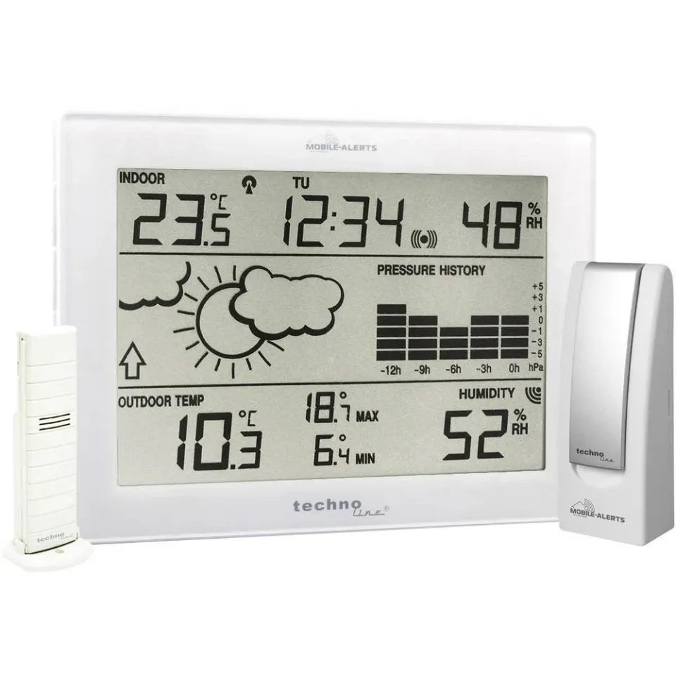 Technoline MA 10006 WLAN-Wetterstation Set Gateway Weiß