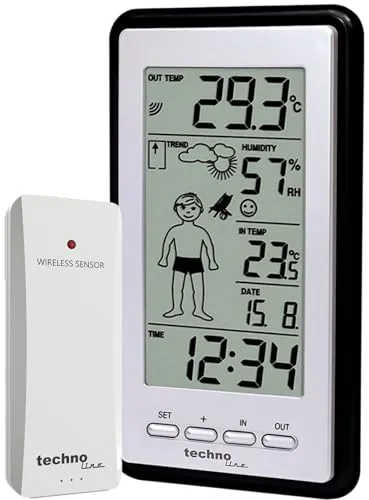 Technoline WS 9632-IT Wetterstation mit Wettermännchen
