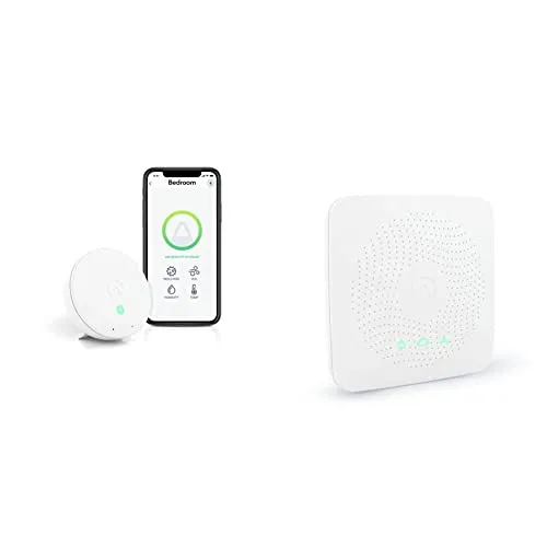 Airthings Wave Mini Luftqualitätsmonitor VOC Feuchte weiß