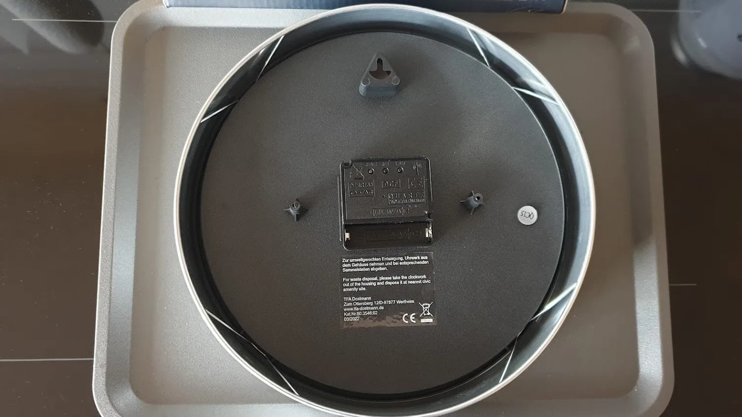 TFA Dostmann VIEW 60.3546.02 Funkwanduhr weiß 25 cm