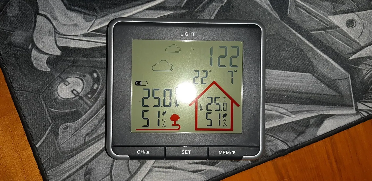 TFA Dostmann Life 35.1153.01 Funkwetterstation schwarz mit Sensor
