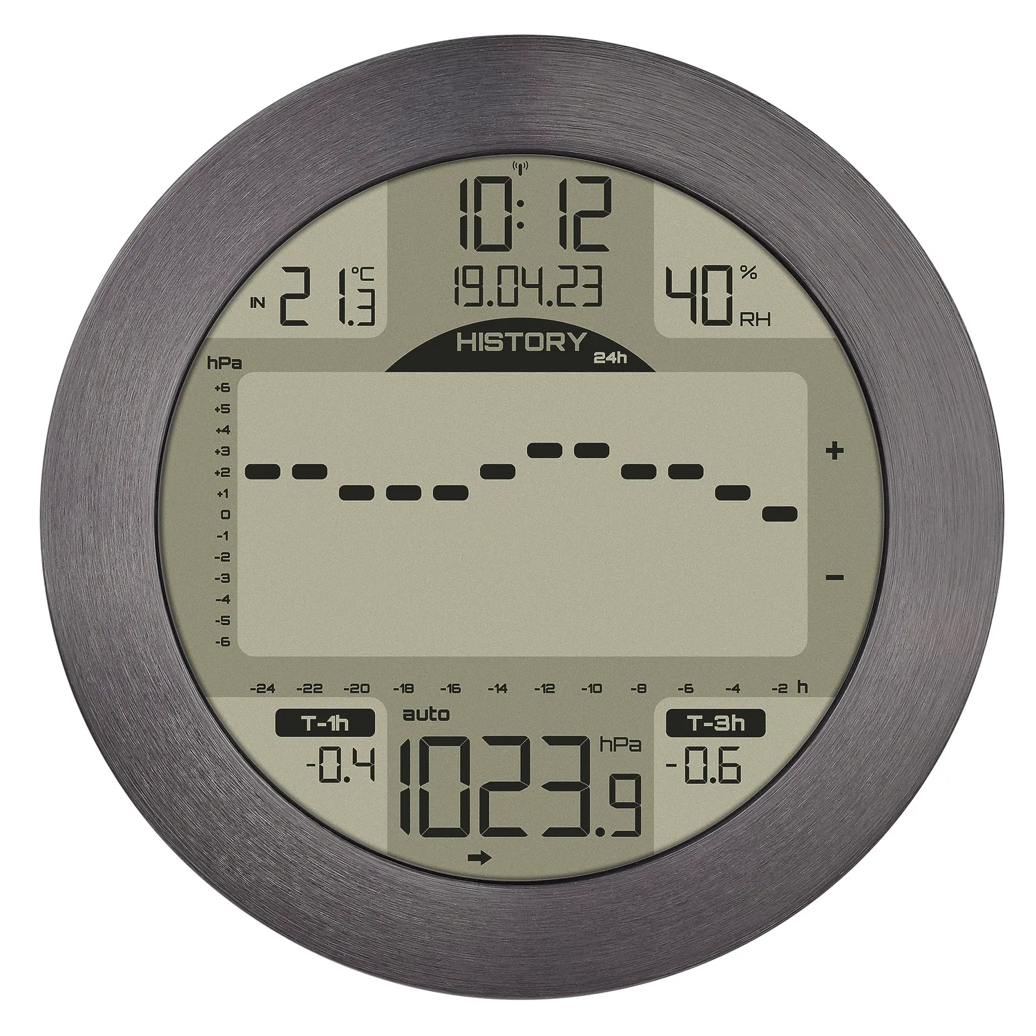TFA Dostmann Meteomar 35.1124.10 Wetterstation Barometer Grau