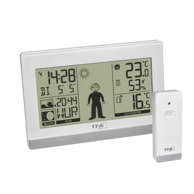 TFA Dostmann Weather Boy 35.1159.02 Wetterstation weiß