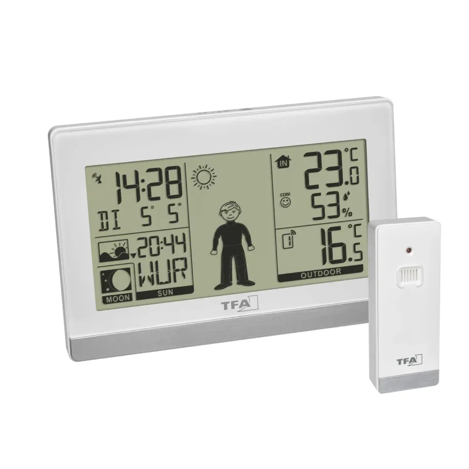 TFA Dostmann Weather Boy 35.1159.02 Wetterstation weiß