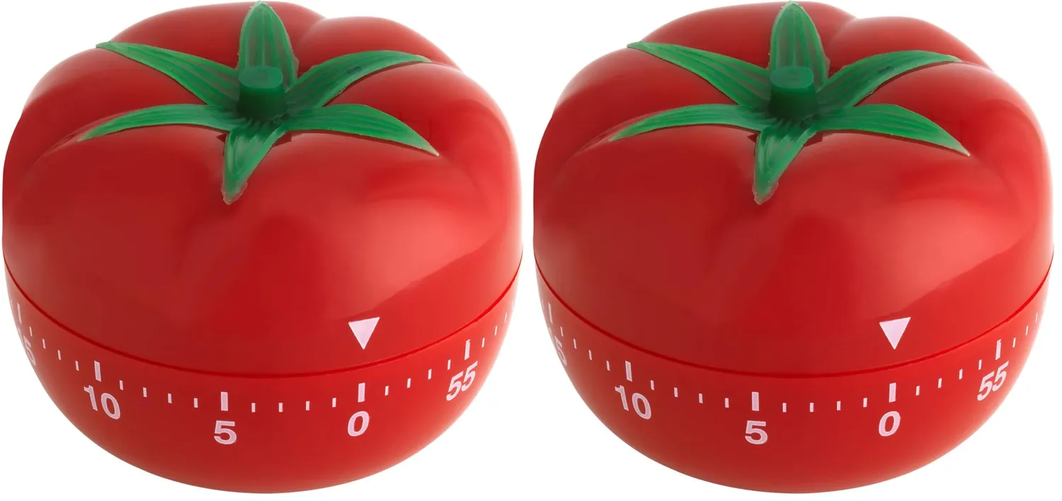 TFA Dostmann Pomodoro 38.1005 Kurzzeitwecker rot 60 Min