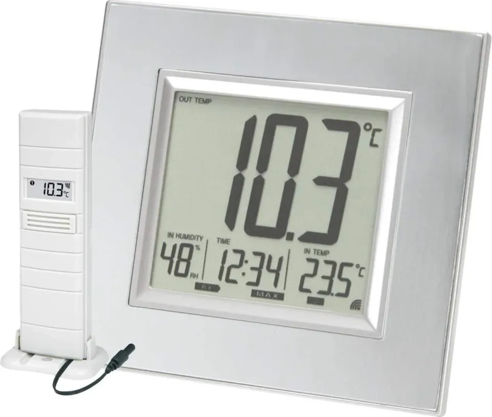 Technoline WS 8301-IT Wetterstation Kabelsonde Uhr