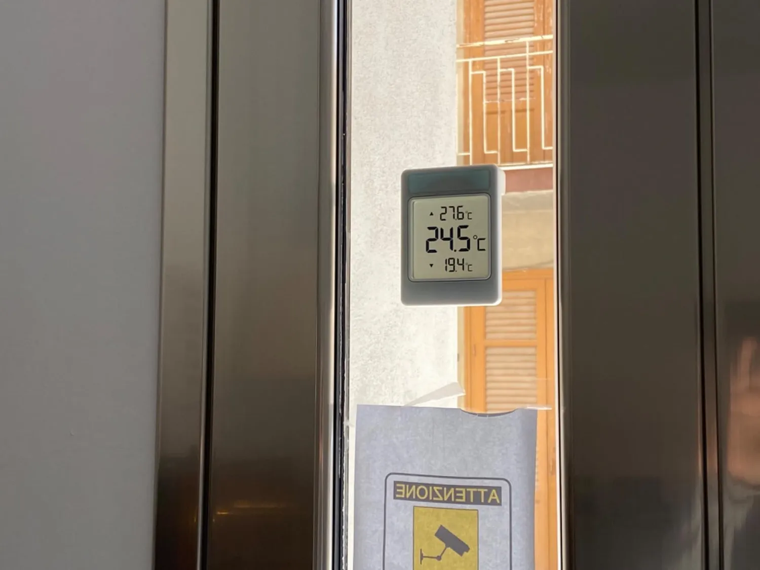 TFA Dostmann Windoo 30.1067.15 Fensterthermometer Grau wetterfest