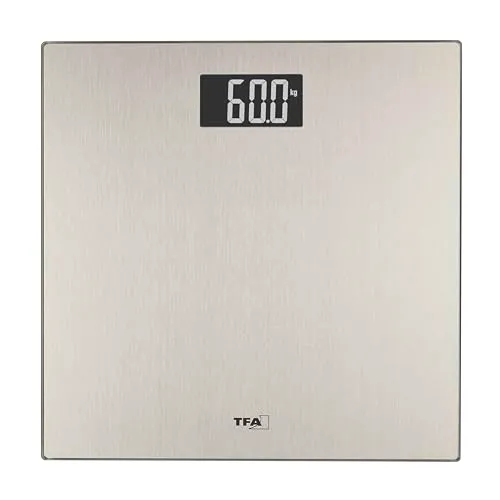 TFA Dostmann Step Steel 50.1016 Personenwaage silber 180 kg