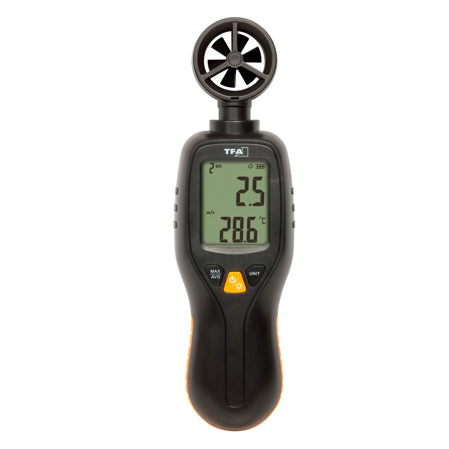 TFA Dostmann 42.6001.01 Windmesser Handgerät schwarz Beaufort