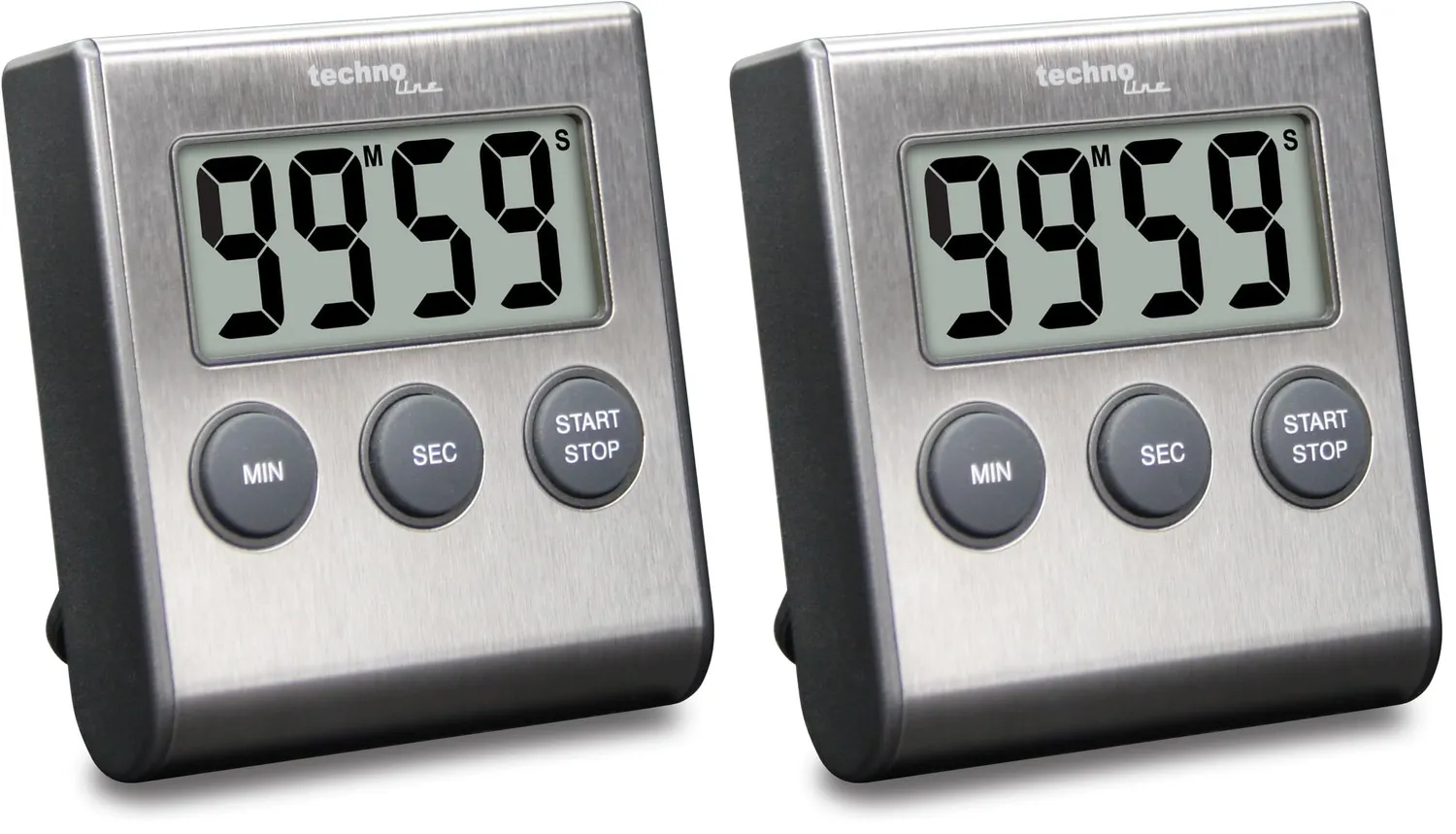 Technoline KT200 Kurzzeitwecker digital Edelstahl Magnet