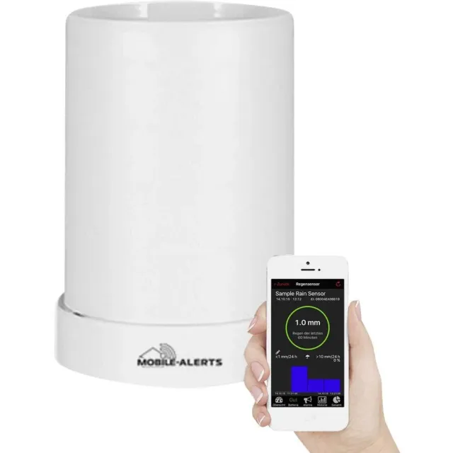 Technoline MA 10650 Regensensor weiß Push-App 0-300 mm/h