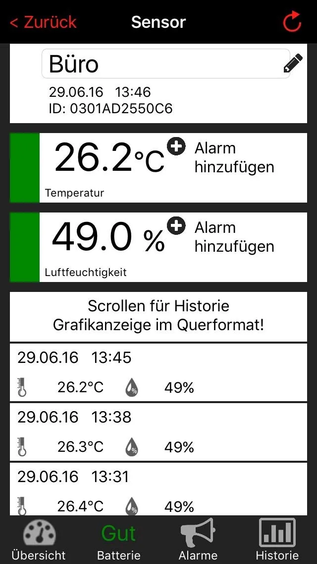 TFA Dostmann WeatherHub 30.3303.02 Sender Display