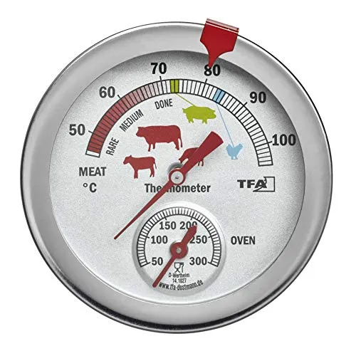 TFA Dostmann 14.1027 Braten-Thermometer Edelstahl analog