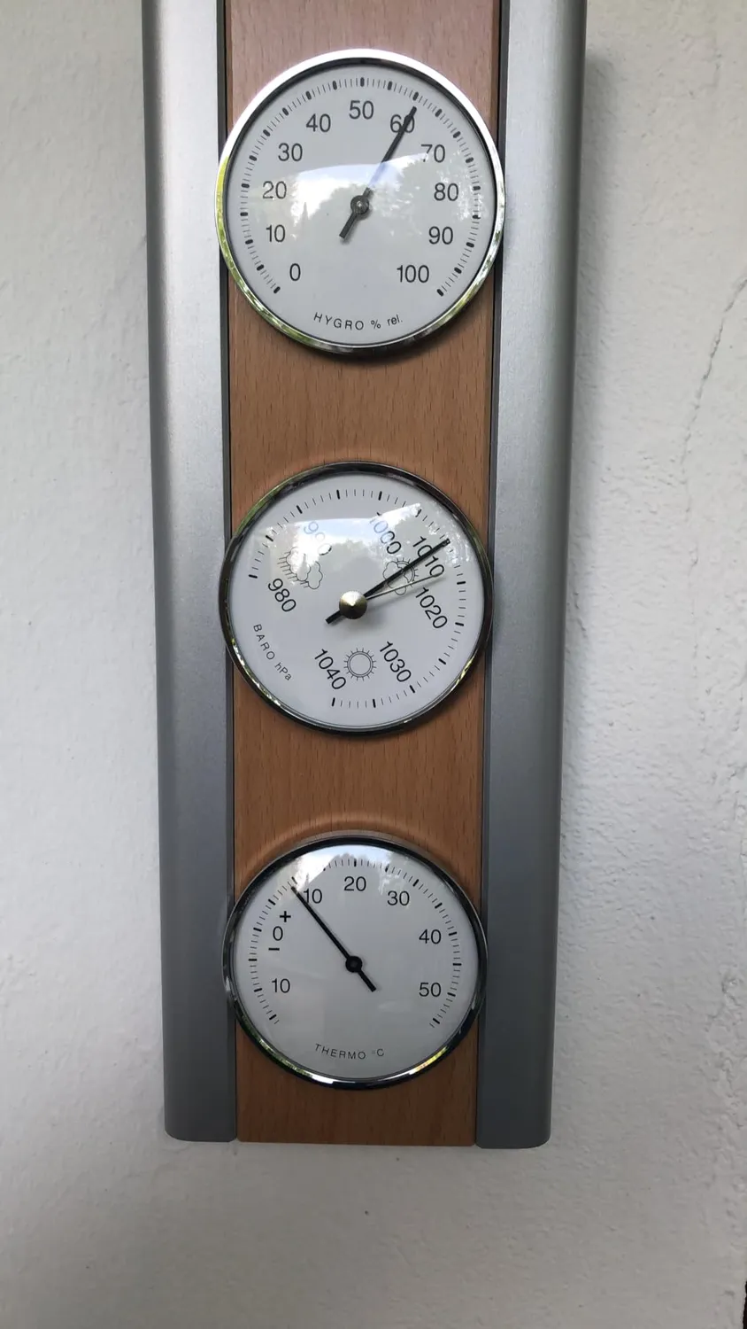 TFA Dostmann 20.1053.17 Analoge Wetterstation Buche
