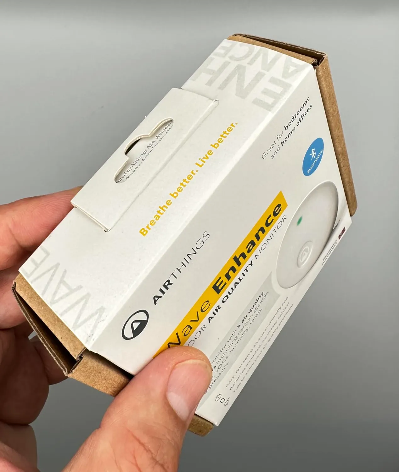 Airthings 321 Wave Enhance Raumluftmonitor CO2 VOC