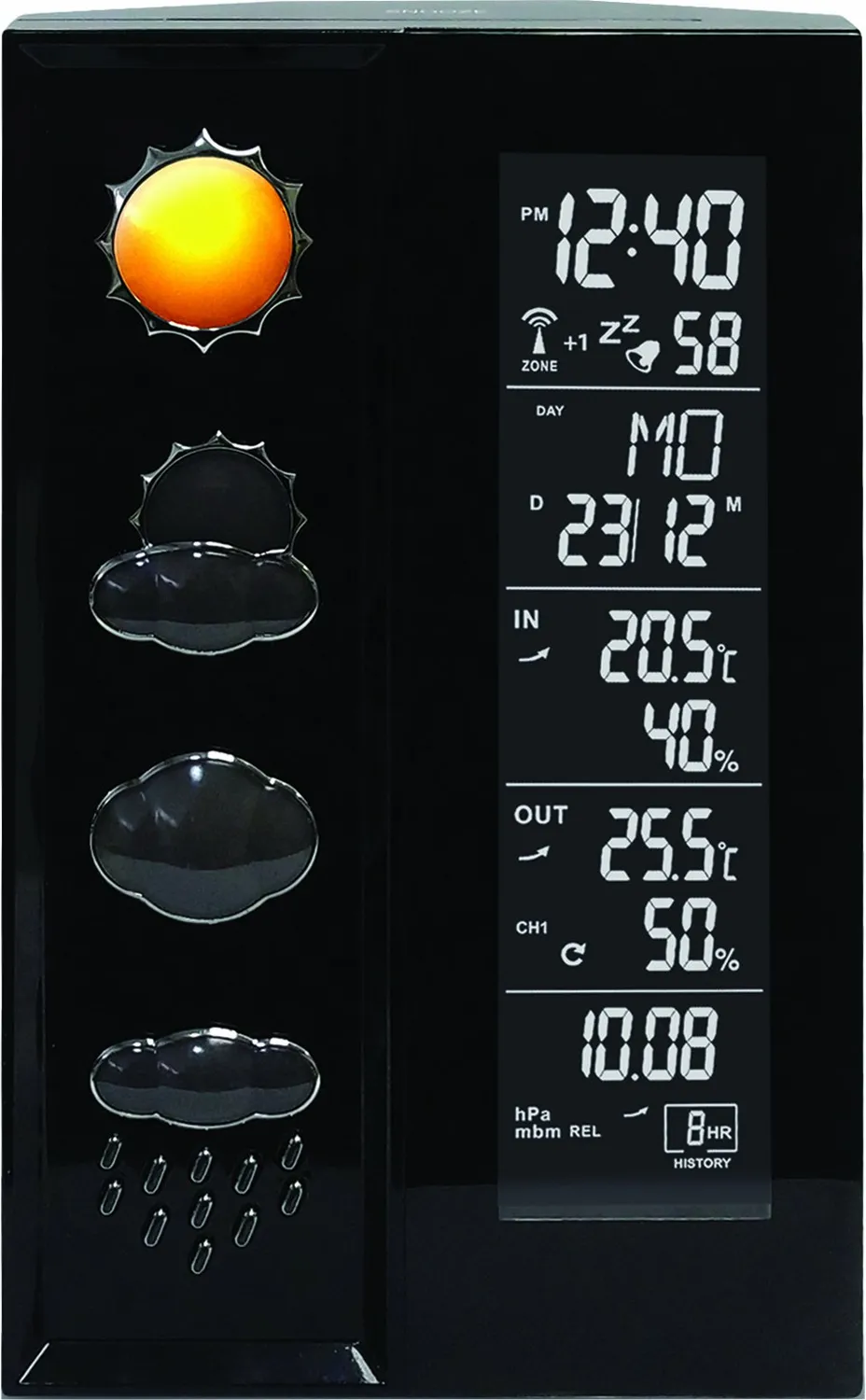Technoline WS 6650 Wetterstation mit LED-Wettersymbolen