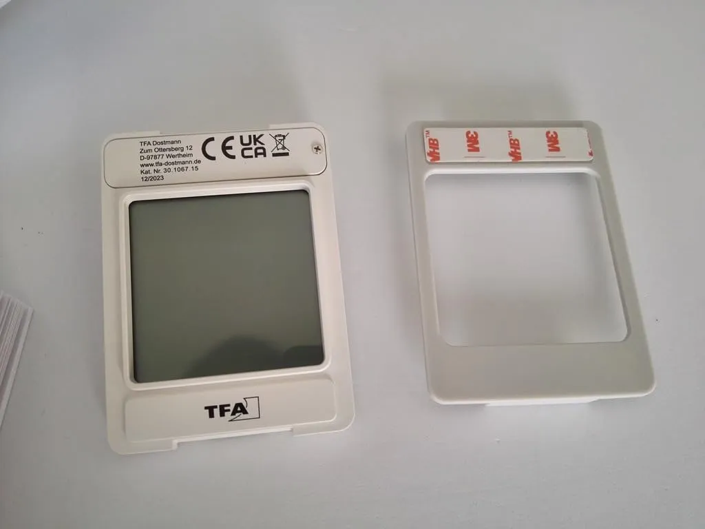 TFA Dostmann Windoo 30.1067.15 Fensterthermometer Grau wetterfest