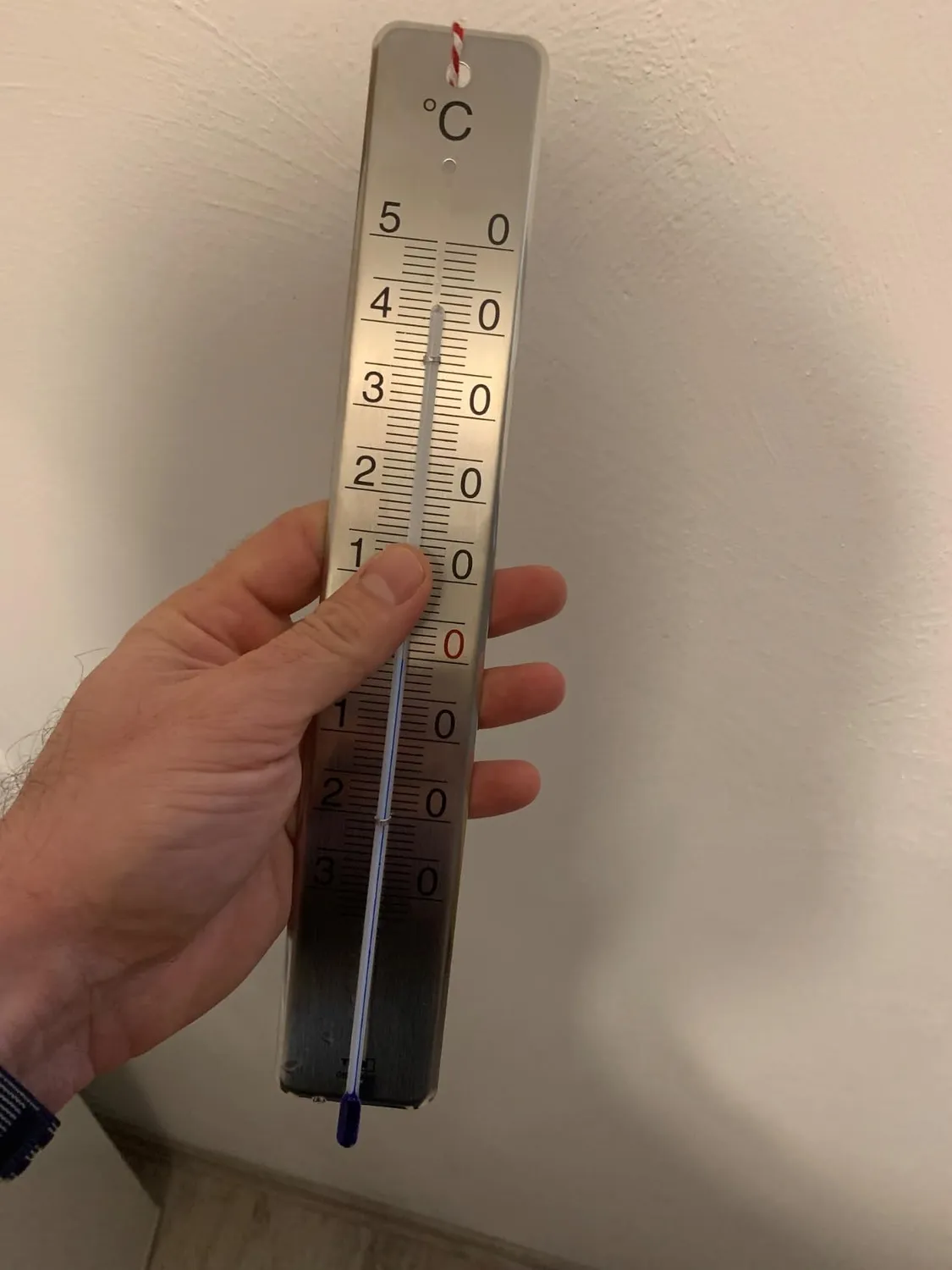 TFA Dostmann 12.2046 Innen-Außen-Thermometer Edelstahl 28cm