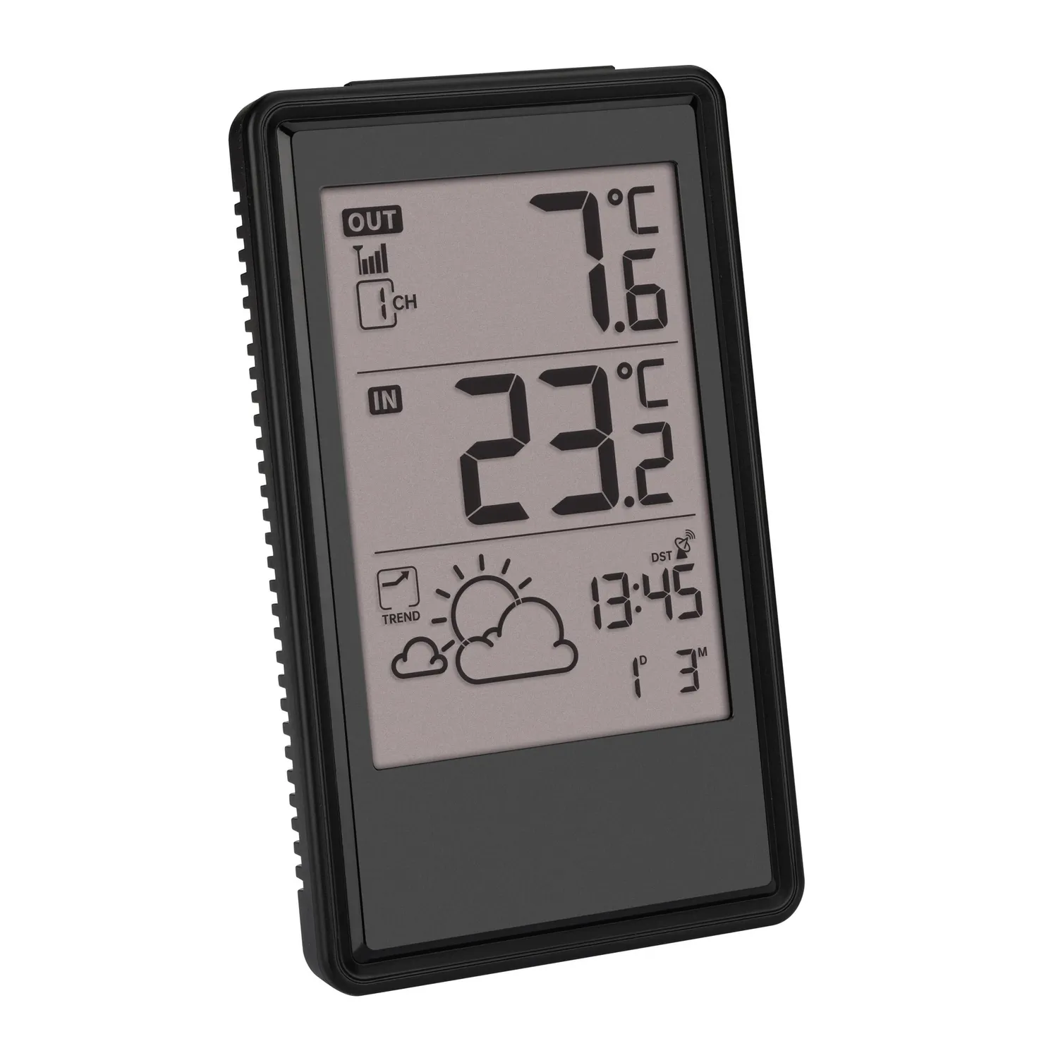 TFA Dostmann 35.1170.01 Funk-Wetterstation schwarz 100m
