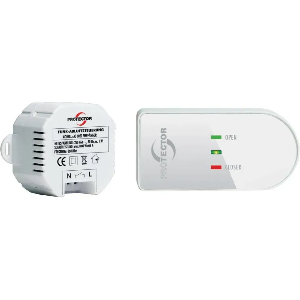 Protector AS-6020 Funk-Abluftsteuerung Dunstabzug 1000W
