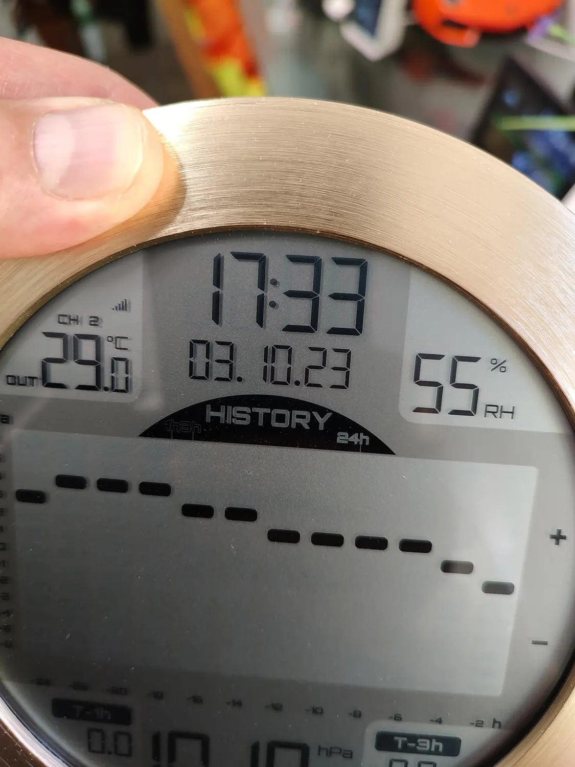 TFA Dostmann Meteomar 35.1124.10 Wetterstation Barometer Grau