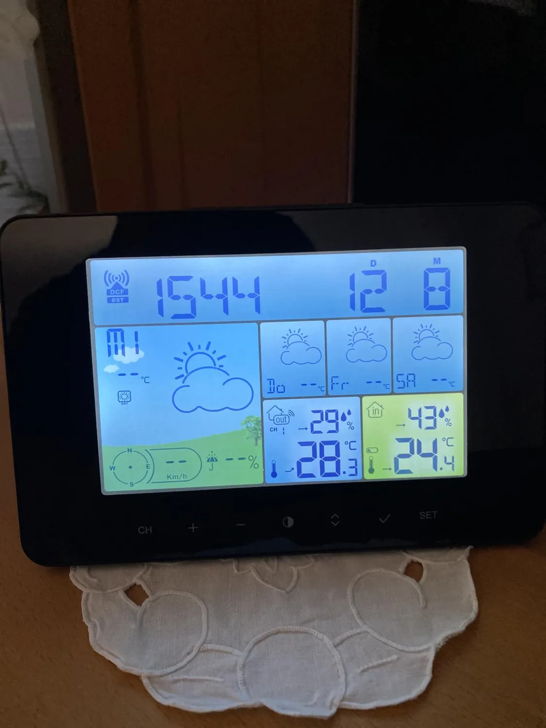 Technoline WD 2200 WLAN-Wetterstation mit Außensensor App