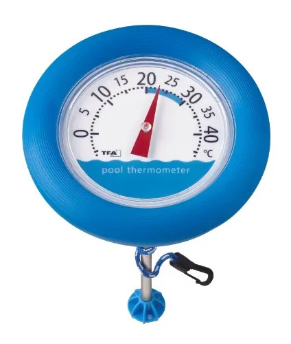 TFA Dostmann Poolwatch 40.2007 Poolthermometer analog blau schwimmend