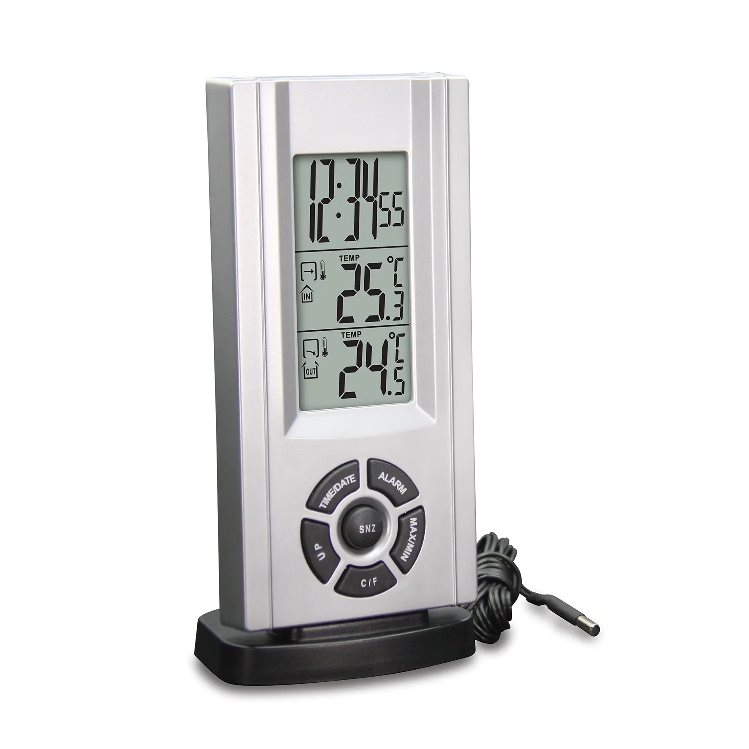 Technoline WS 7037 Wetterstation mit Kabelsonde Frostalarm