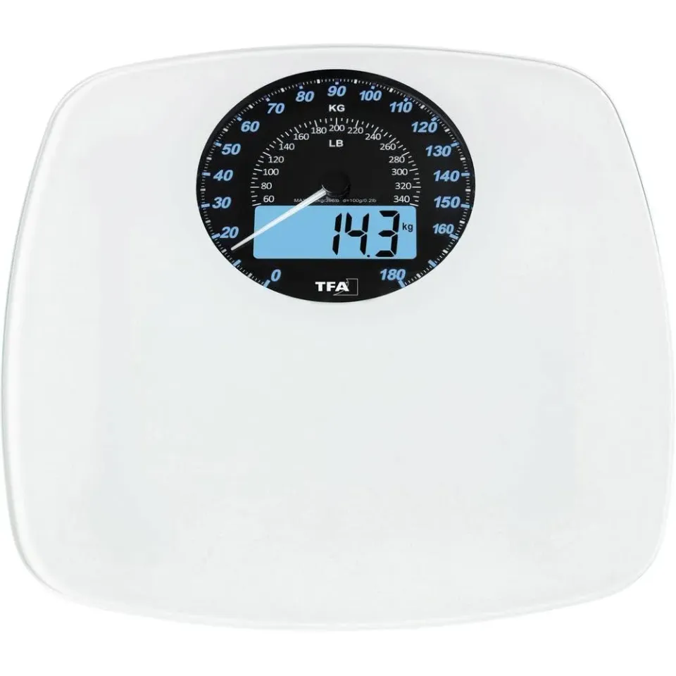 TFA Dostmann Swing 50.1003.02 Personenwaage weiß 180 kg