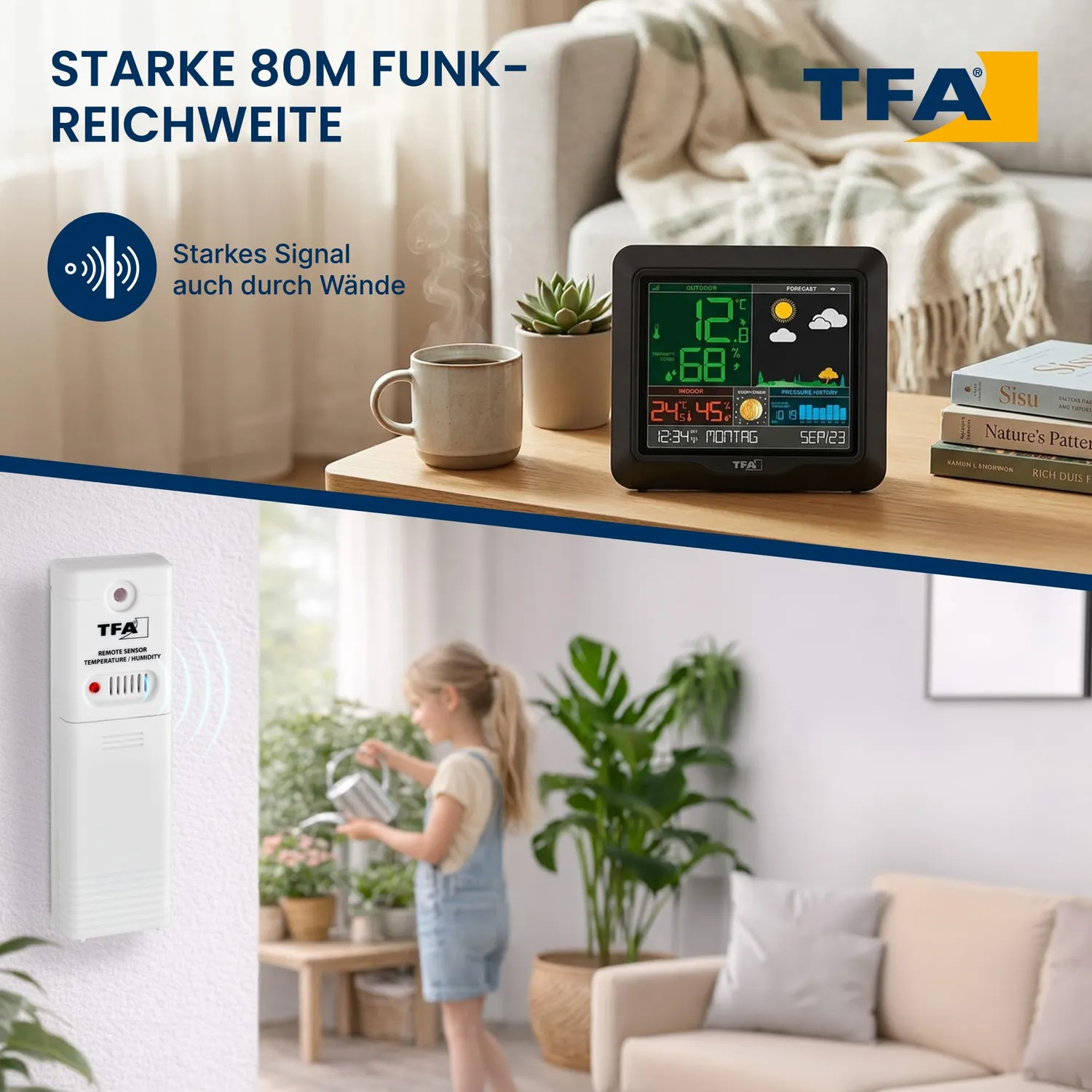 TFA Dostmann Season 35.1150.01 Funk-Wetterstation