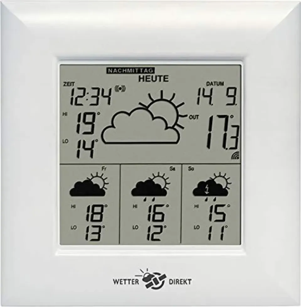 Technoline WD 4000 WetterDirekt-Station weiß 2-teilig