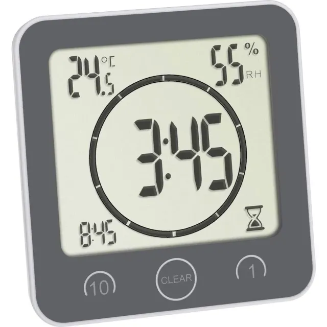 TFA Dostmann 60.4001.10 Küchenuhr grau Timer Thermo
