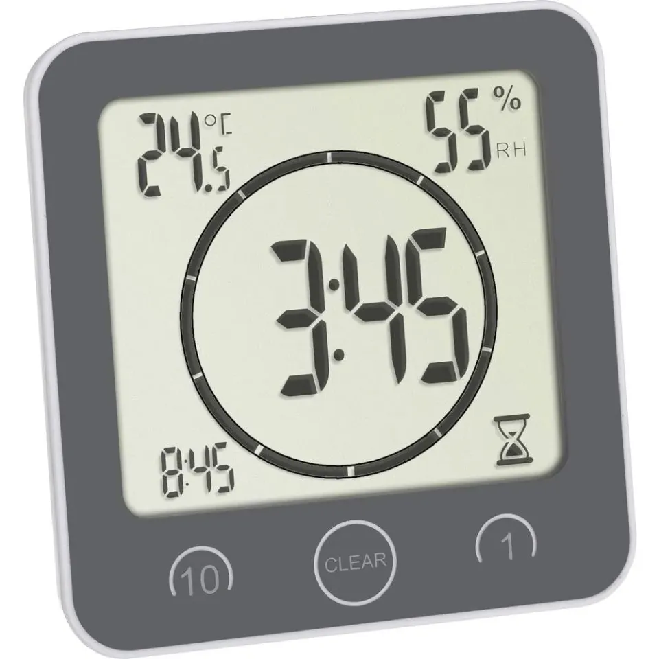 TFA Dostmann 60.4001.10 Küchenuhr grau Timer Thermo