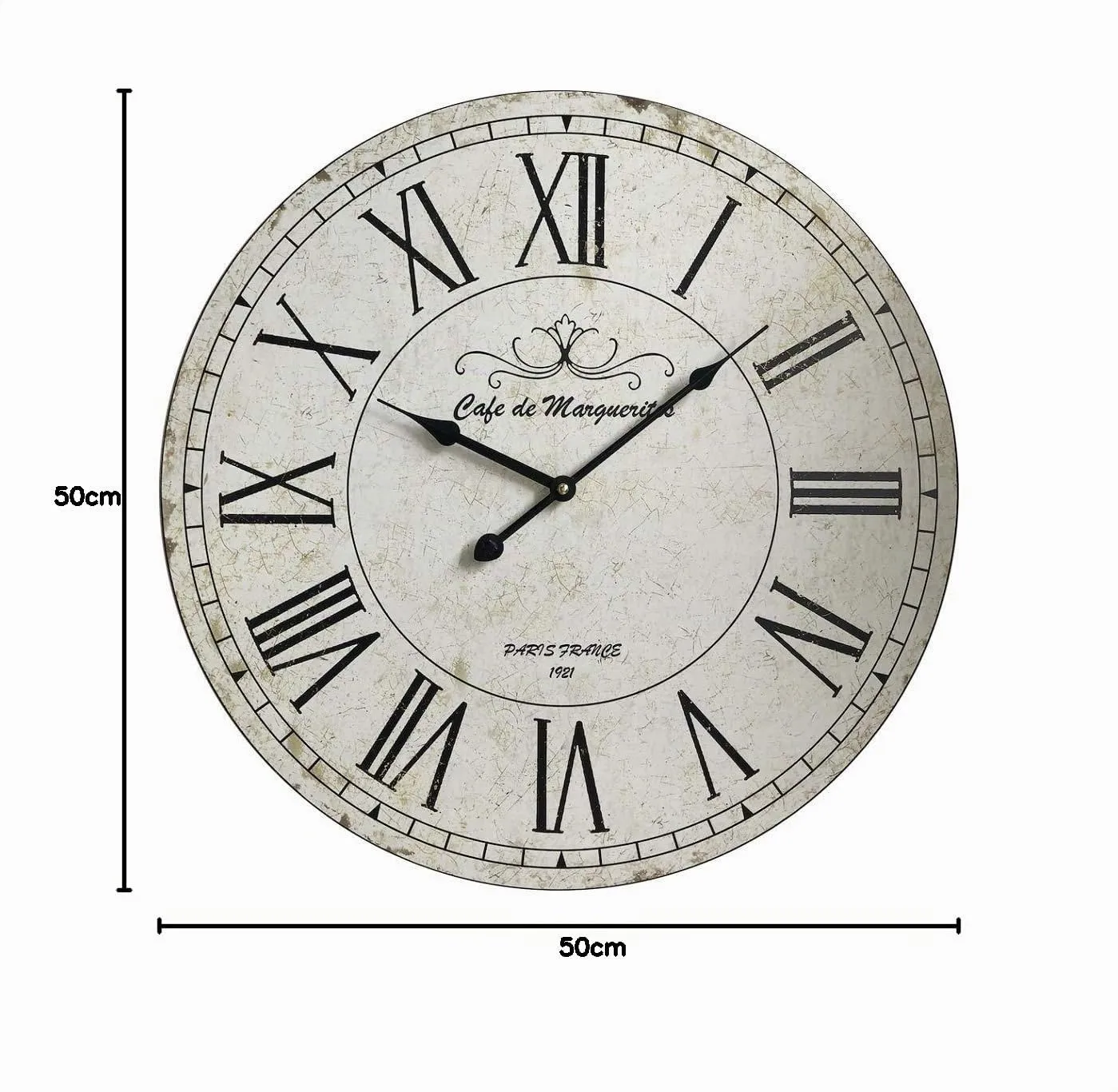 Technoline WT 1510 Wanduhr 50 cm mehrfarbig XXL